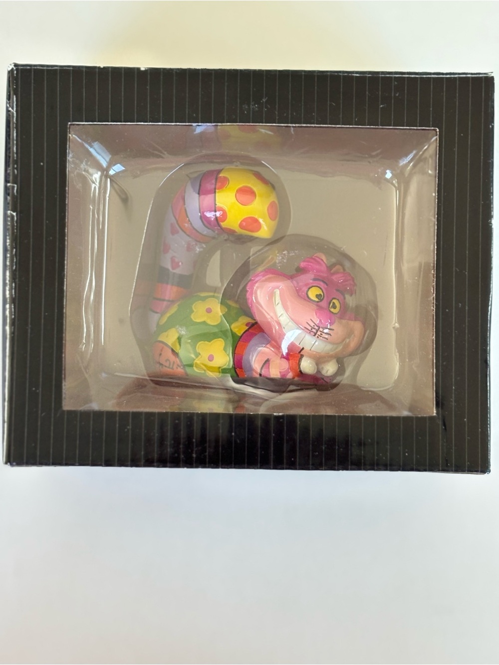 Disney Britto Cheshire Cat Small Figurine Alice in Wonderland Enesco 4026293 NIB
